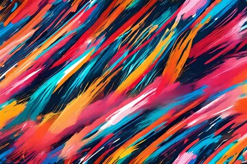 Colorful abstract brush stroke background