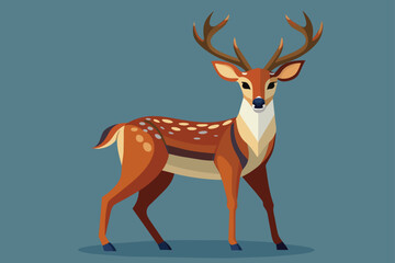 Deer Illustration Design