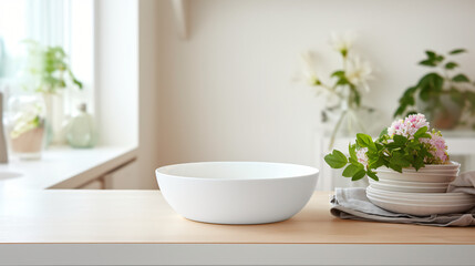 Fototapeta na wymiar A white bowl