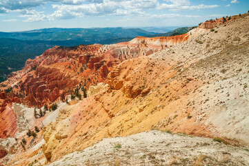 Fototapeta na wymiar Cedar Breaks National Monument, natural amphitheater in Utah