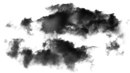 Rainstorm overcast clouds Dramatic realistic darkness clouds.Carbon pollution realistic clouds transparent backgrounds 3d render png - obrazy, fototapety, plakaty