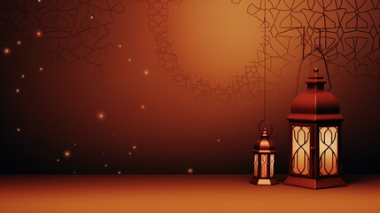 ramadan kareem happy iftar beautiful design with space for text