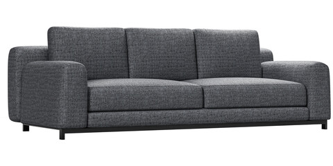 Modern and luxury grey isolated on white background. Furniture Collection.  