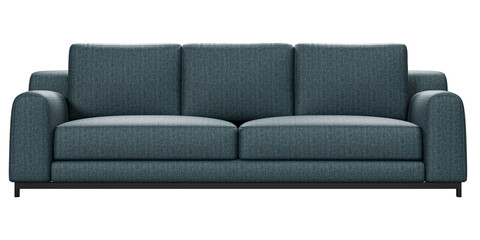 Modern and luxury sofa isolated on whiterender background. Furniture Collection. 