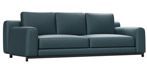 Modern and luxury sofa isolated on whiterender background. Furniture Collection. 