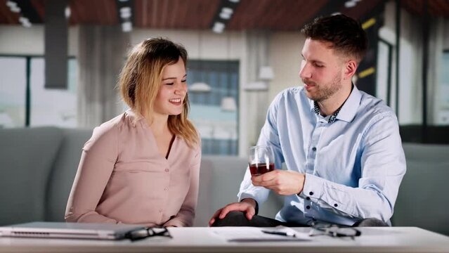 Stop Drinking Alcohol. Refuse Glass Of Whisky