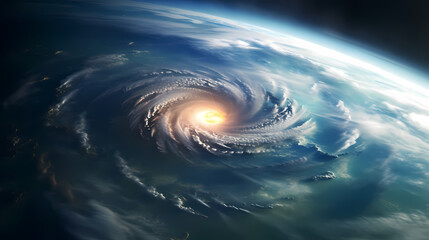 huge hurricane eye