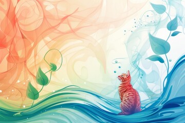 abstract background for National Pet Month