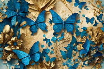 butterflies on the wall