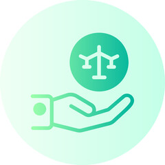 protection gradient icon