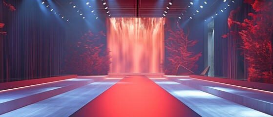 a television-broadcast fashion show or catwalk event