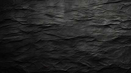 Black Paper Texture Background. Rough Fiber and Dusty Texture of Monochrome Black Paper