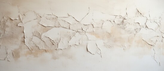 Rough stucco plaster on a light background