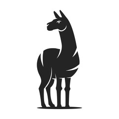 Llama Logo template Isolated. Brand Identity. Icon Abstract Vector graphic