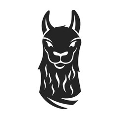 Fototapeta premium Llama Logo template Isolated. Brand Identity. Icon Abstract Vector graphic