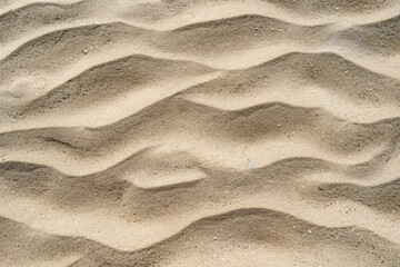 The grainy texture of a sandy beach
