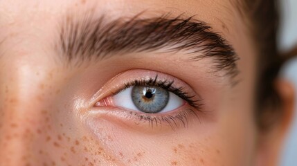 Fototapeta premium Clear Brow Gel for a Polished Finish