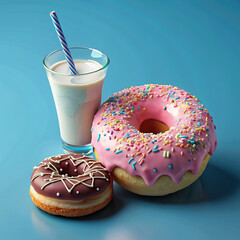 Donut Sweet Food Cake