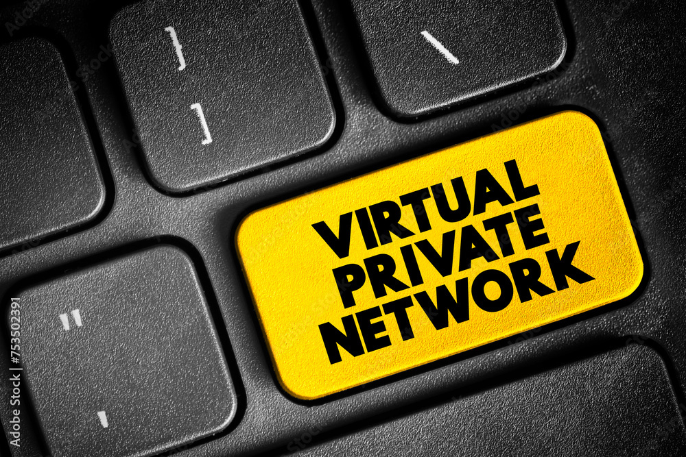 Poster vpn virtual private network - encrypted connection over the internet from a device to a network, tex