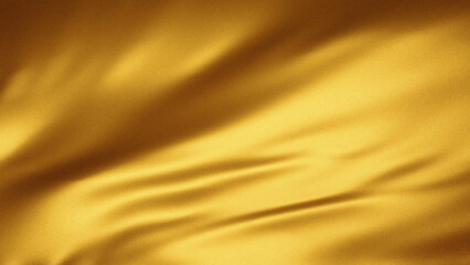 Elegant silk background illustration with wave patterns mixed with small grains. With a dark golden brown gradient.