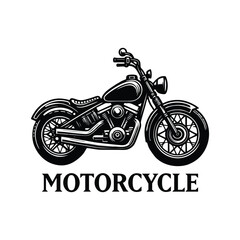 motorcycle logo designed vector art