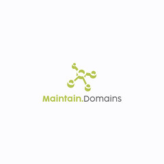 domain management Platform logo design template