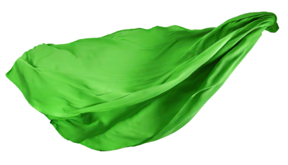 flying wave silk or satin fabric on white background for grand opening ceremony or other occasion