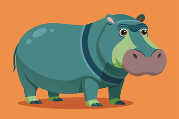 Hippopotamus Illustration Design