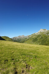 Lech valley in tha Austrian Alps, not fat from the town Lech	