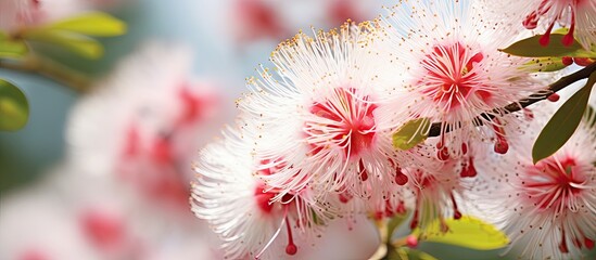 Vibrant Close-Up of Blossoming Flower on a Beautiful Tree Branch in Spring