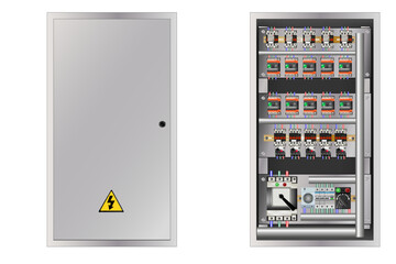 Electrical Panel With magnetic contactor 