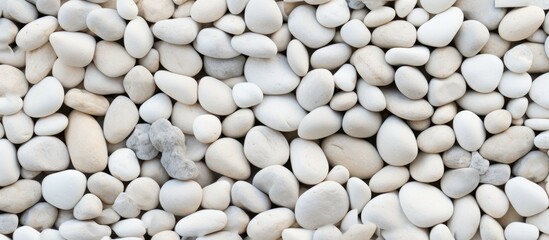 Texture of natural stone White stone cliff White stone texture White pebbles