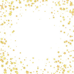 Magic stars vector overlay.  Gold stars scattered