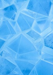 blue ice geometric background texture