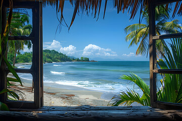 view_through_window_with_a_view_of_a_beauty_beach