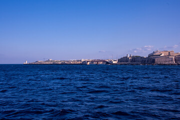 Beautiful view of the island of Comino, Malta