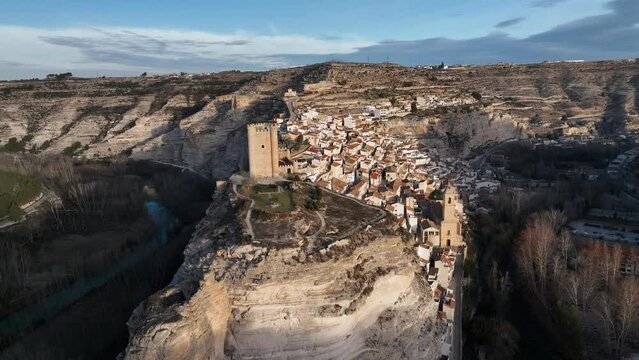Castillo de Alcala del Jucar en Castilla la Mancha