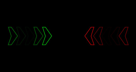 Arrows up and down moving infinite glitch copyspace black overlay bg. Finance economy business stock market forex trading analysis animation big data risk concept. Currency transfer funds indicator fx