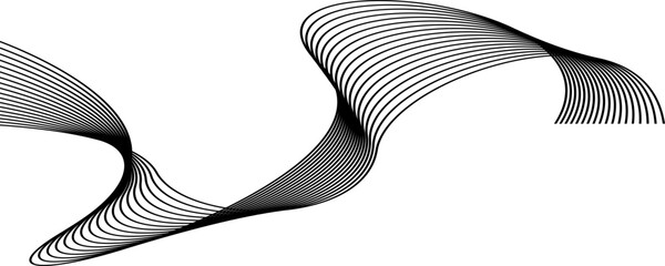 Abstract Wave Line