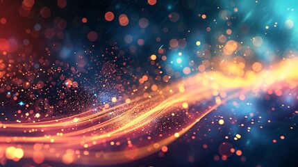 Obraz premium Radiant streaks. Stunning bursts of illumination against a dim backdrop. Luminous abstract shimmering backdrop with luminosity.