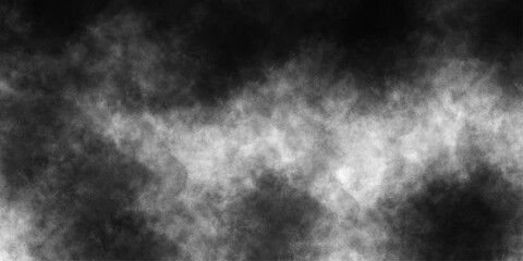 Abstract gray smoke overlays realistic dust and white natural effect pattern on black. Royalty high-quality free stock image of white smoke, vapor, fog overlay on black background.