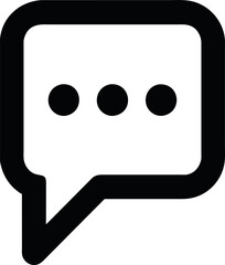 chat box icon, pictogram
