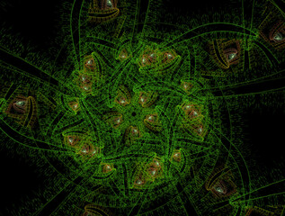 Imaginatory fractal abstract background Image