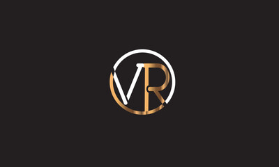 VR, RV , R ,V, Abstract Letters Logo Monogram