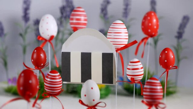 A beautiful Stop Motion Card with Easter greetings between lovely colorful Easter Eggs!
A Cute way to send your wishes with a video card, or use as a TV station ident for Easter Day!
