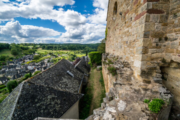 Fototapeta na wymiar Turenne, village médiéval, est une commune française en Corrèze et région Nouvelle-Aquitaine, France. 