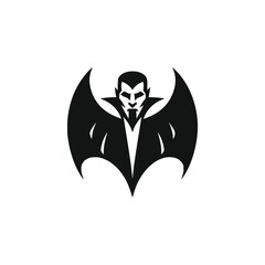 vampire monster ghost logo vector illustration template design