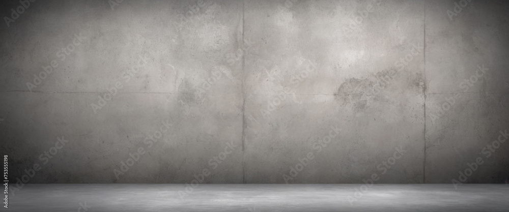 Wall mural abstract grey stone or concrete or surface of a ancient dusty wall, grey vintage old