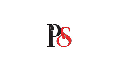 PS, SP, P, S Abstract Letters Logo Monogram