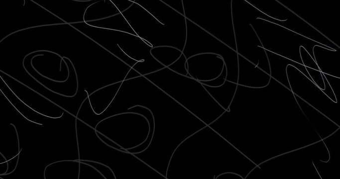 Overlay of white scratches and doodles
